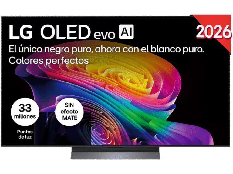TV OLED 55" - LG OLED55C65LA, evo 4K, Procesador Inteligente α11 AI Processor 4K Gen3, Smart TV, DVB-T2 (H.265), Negro