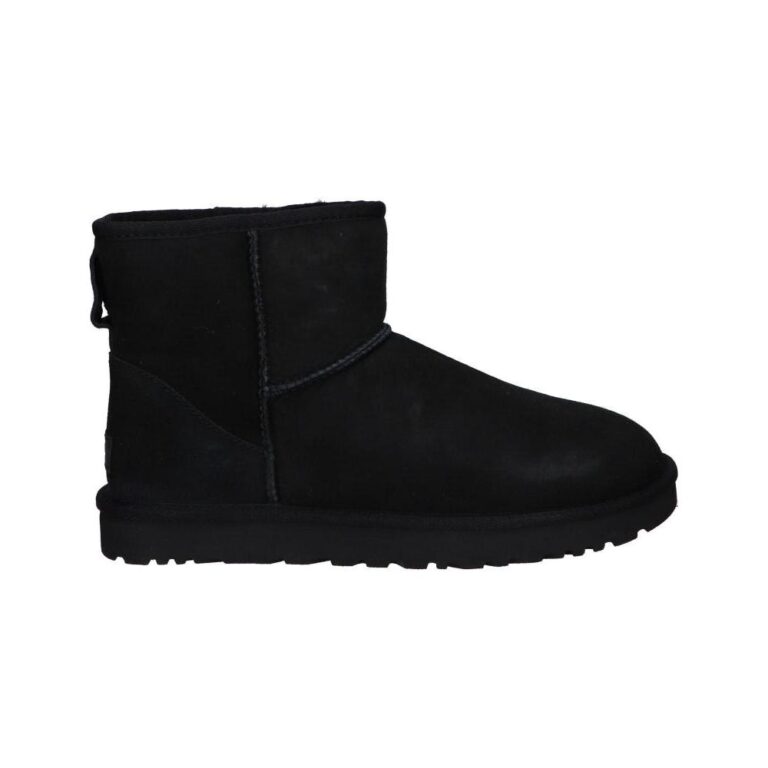 UGG 1016222 CLASSIC MINI II 4 BLACK Women Girl Ankle Boots
