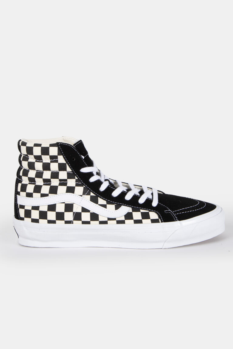 Vans Unisex Lx Sk8-hi Reissue 38 Checkerboard Black/off White | Zapatillas Deportivas Outlet | Unisex | Blanco