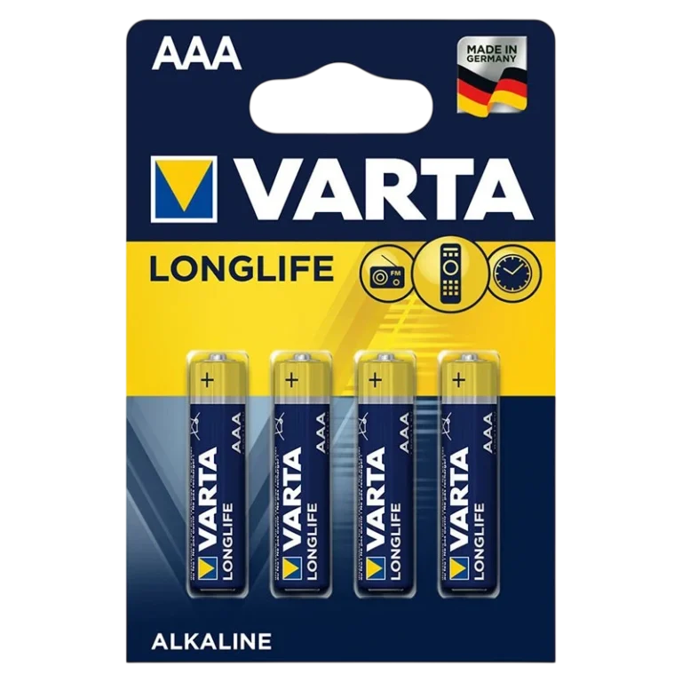 Varta Pack 4x Pilas Varta AAA Long Life Extra Power LR03