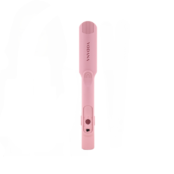 Vodana Twin Softbar Wide Flat Iron 1.5inch (100-240V) - 1pieza - Milk Tea Rose