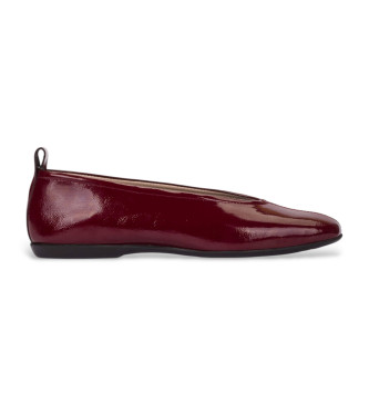 wonders para mujer. a-8661 manoletinas pepa 61 vino , plano, ninguno, casual, granate