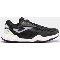 Zapatilla Pádel Mujer Joma Point 2301P Negro Rosa Alta Competición