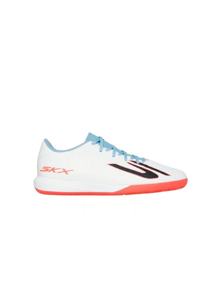 Zapatillas de fútbol sala Skechers Skx_2 Club Ic Hombre Blanco/Turquesa
