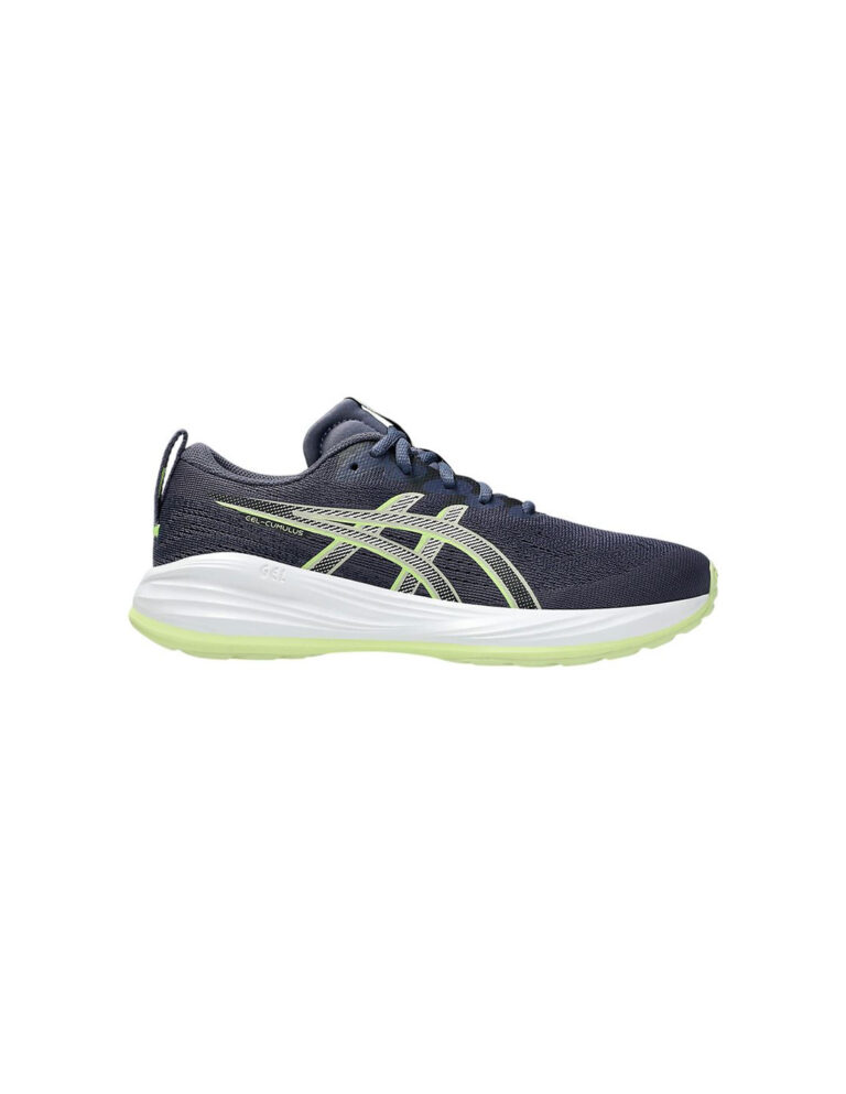 Zapatillas de Running ASICS Gel-Cumulus 27 Gs Infantil Azul Oscuro/Amarillo