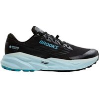 Zapatillas de Trail Brooks Cascadia 19 Gtx Mujer Negro/Ebony/Azul Flower