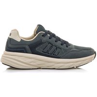 Zapatillas Mustang 2025 V Attitude Hombre Azul Knitting Azul