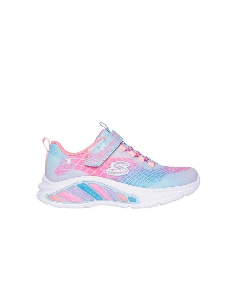 Zapatillas Skechers Rainbow Cruisers - Rainbow Re Niña Light Blue Synthetic