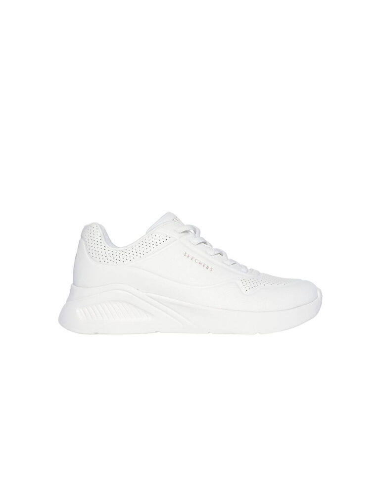 Zapatillas Skechers Uno Lite Blanco Duraleather Mujer