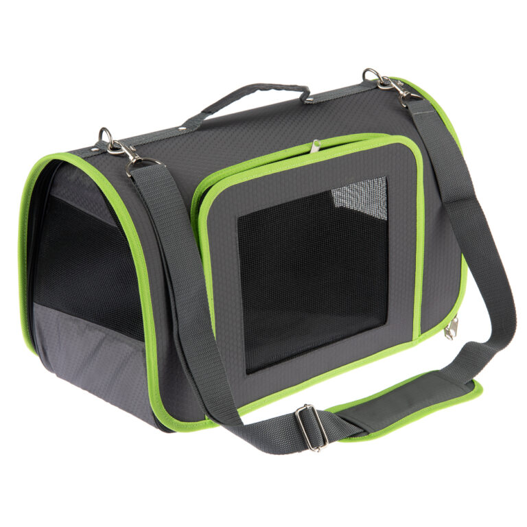 zooplus Exclusive Bolso plegable Technicolor para mascotas - 45 x 25 x 28 cm (L x An x Al)