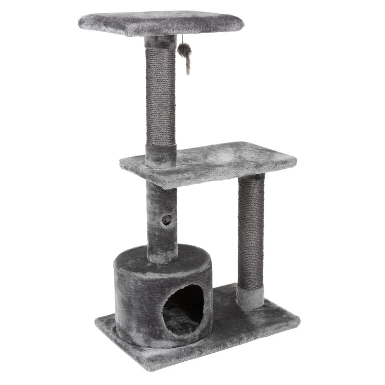 zooplus Exclusive Rascador Erebus para gatos - Gris oscuro