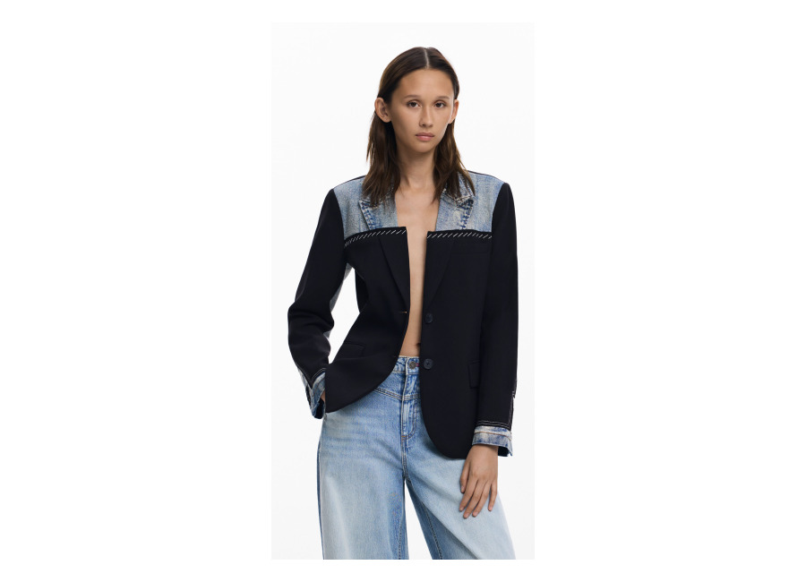 Desigual Americana hibrida, Mujer, Azul