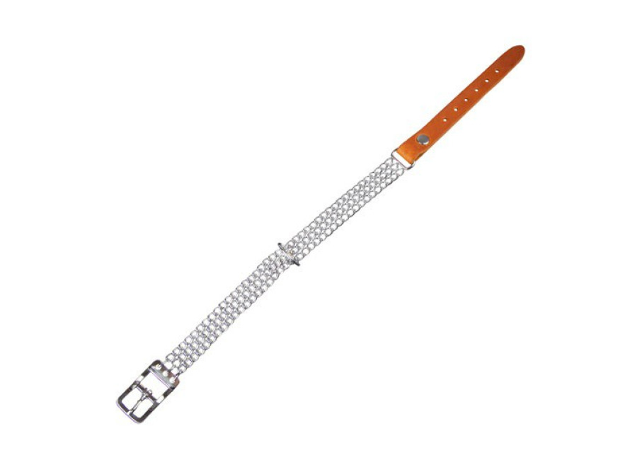 Wondermals Arlon Collar de Cuero y Metal para perro