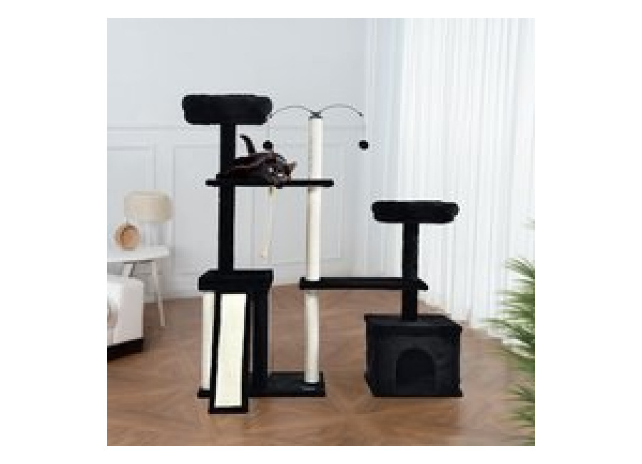 Home Deluxe JAX poste rascador – negro