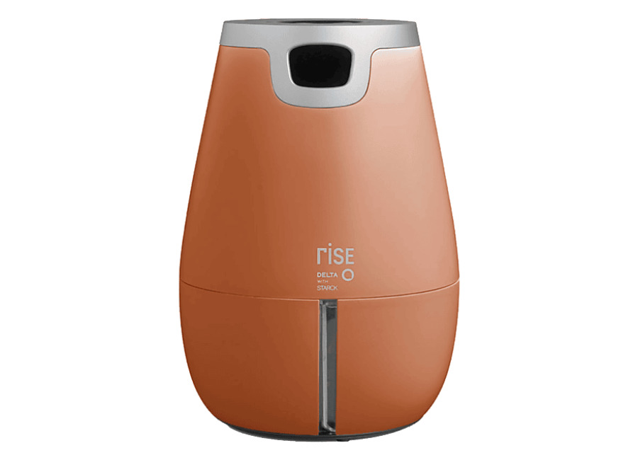 Delta Cafetera de cápsulas – Delta Q Rise con Starck, 19 bar, 1 l, 1250 W, Terracota