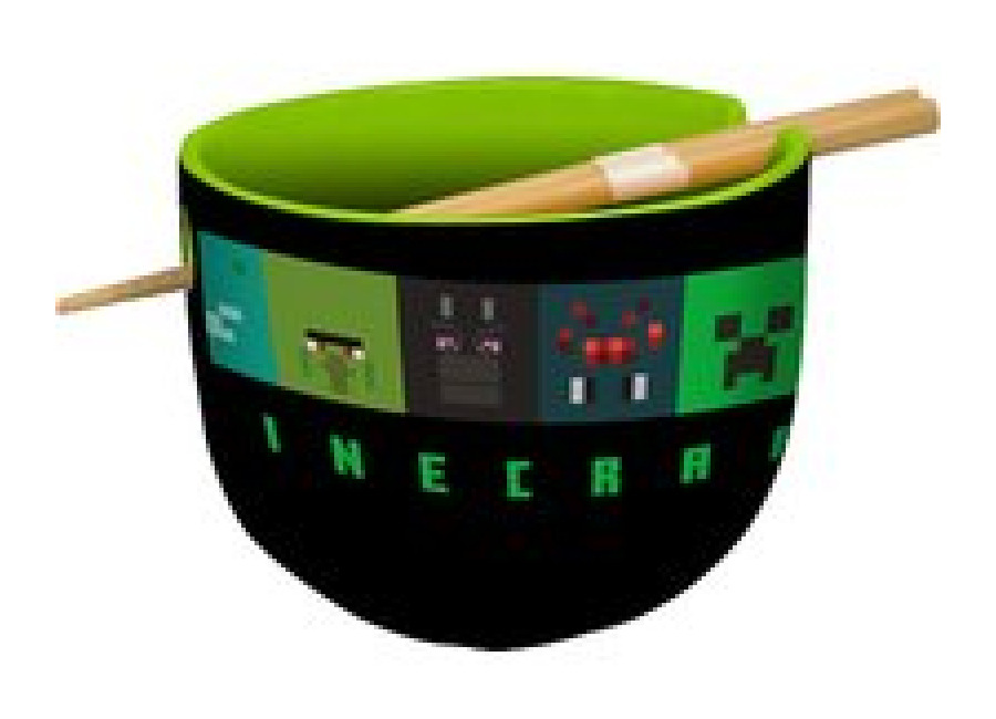 Cuenco Ramen con Palillos Minecraft Stor