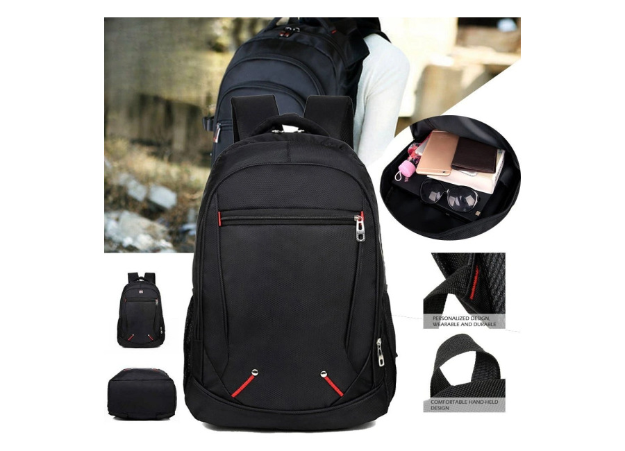Mochila de negocios impermeable de 30L con compartimento para portátil, mochila de viaje duradera para exteriores,…