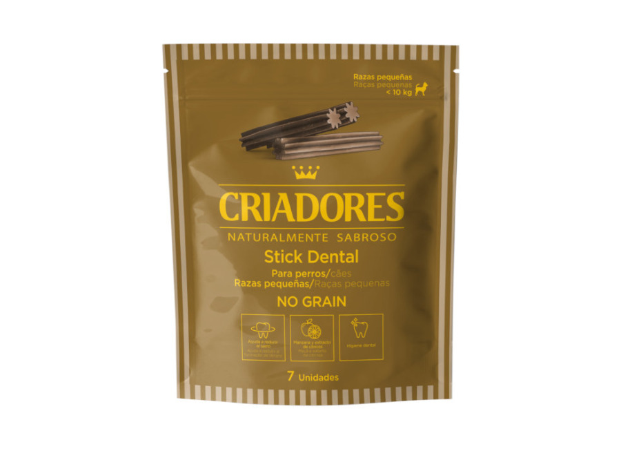Criadores 42 barritas Criadores Snacks Dentales Grain Free para perros de raza pequeña ¡Pack Ahorro!