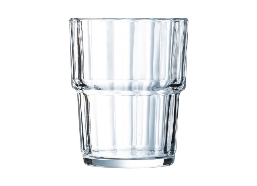 Arcoroc Juego 6 vasos bajos 20cl vidrio tensionado Noruega Arcoroc
