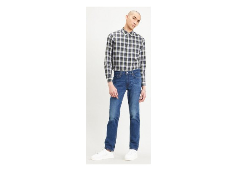 Levi’s para hombre. 04511-1163 Jeans 511 Slim Dark Indigo azul (30/30), Negro, Casual, Algodón, Sostenible, Marino