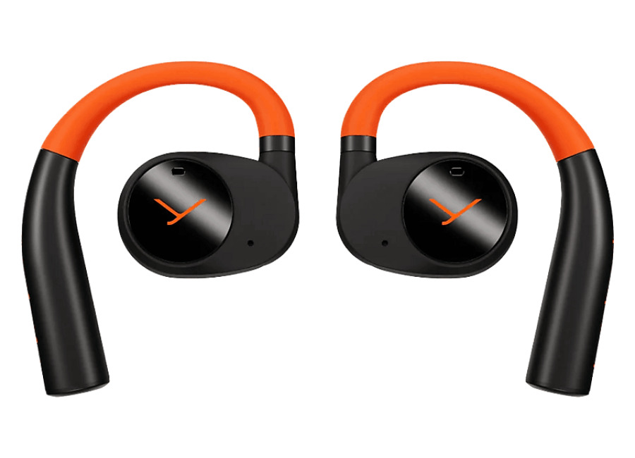 Beyerdynamic Auriculares conducción de aire – Beyerdynamic VERIO 200, Intraurales, Bluetooth, Open-ear, 8h Autonomía, Negro/Naranja