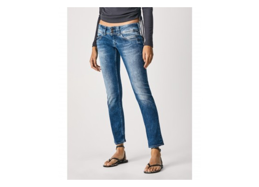 Pepe Jeans para mujer. Jeans Venus azul (30/32), Casual, Algodón