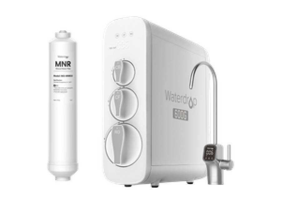 Waterdrop G3P600 Sistema de Ósmosis Inversa, Agua Alcalina, 8 Etapas, 600 GPD