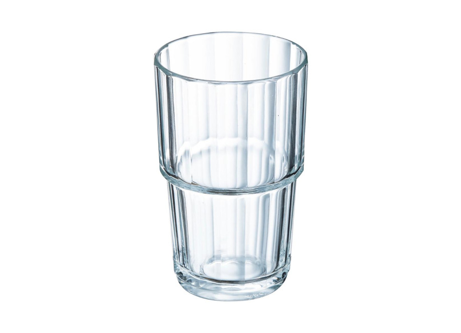 Arcoroc Juego de 6 vasos altos 27cl vidrio tensionado Noruega Arcoroc