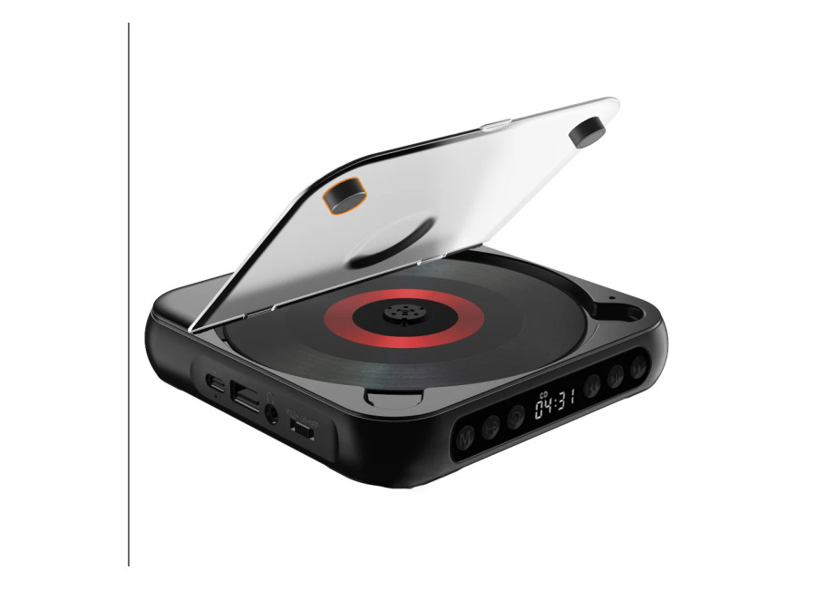Reproductor de CD Portátil con Bluetooth, USB-C de carga rápida, regalo para estudiar música, abuelos, color…