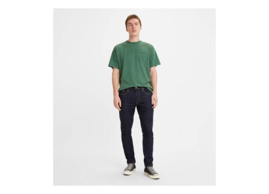 Levi’s para hombre. 16524-0001 Jean 512 Slim Tapered marino (50/32), Casual, Algodón, Deni
