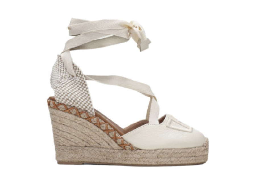 Zapatillas Hispanitas para mujer. Zapatos Sofia7 blanco roto (41), Piel, 5 a 8cm, Cordones, Casua