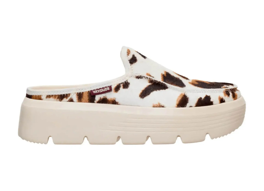 Zuecos de plataforma animal print mujer AUSTIN EDGE LUXE NEW Hey Dude