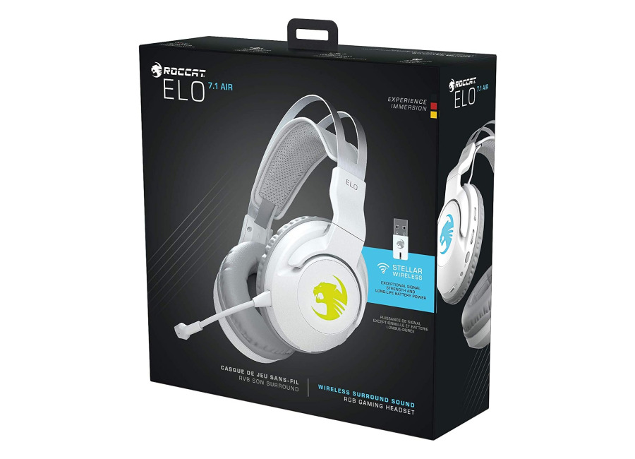 Reacondicionado: Headset Inalambrico Roccat Elo 7.1 Air Blanco