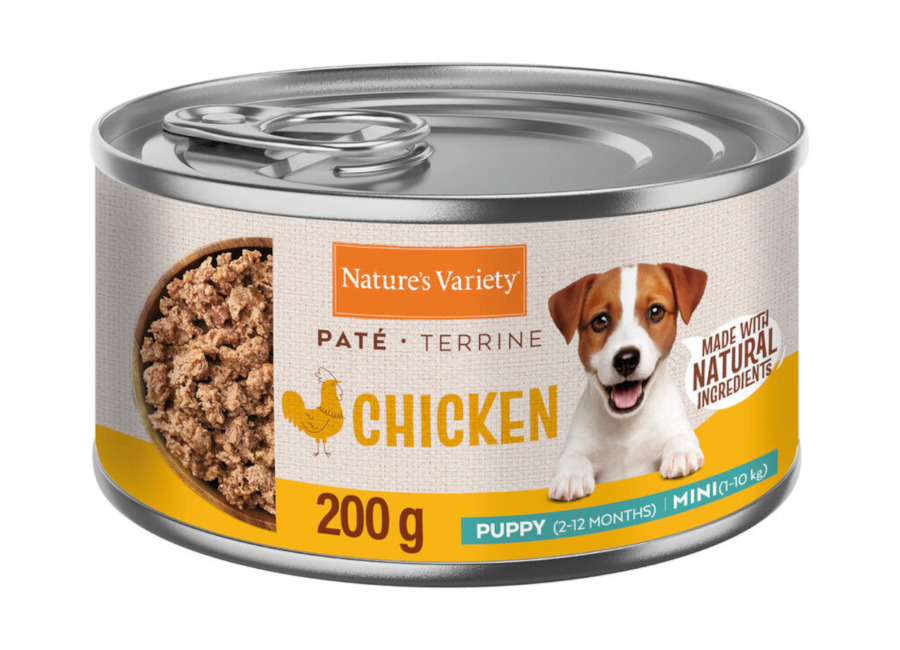 Nature’s Variety Paté Mini Puppy 12 x 200 g – Pollo