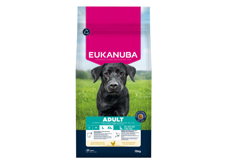Eukanuba Premium Nutrition Adult Large & Giant Breed pollo – 15 kg