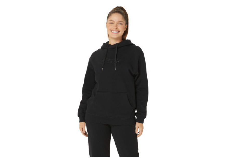 Asics para mujer. 2032C845 Sudadera Logo Oth negro (S), Casual, Deportivo, Algodón, Multideporte, Manga larga