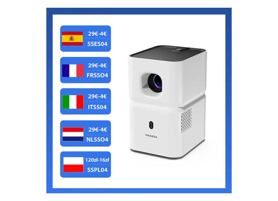 proyector portatil 4k proyector cine en casa proyector portátil proyectores proyector 4k mini proyectores PANDA-miniproyector PF03…