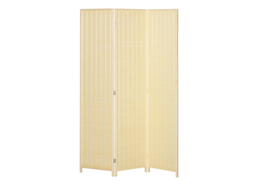 Separador de ambientes plegable HOMCOM de 3 paneles, 135 x cm, de tablero, para sala de…