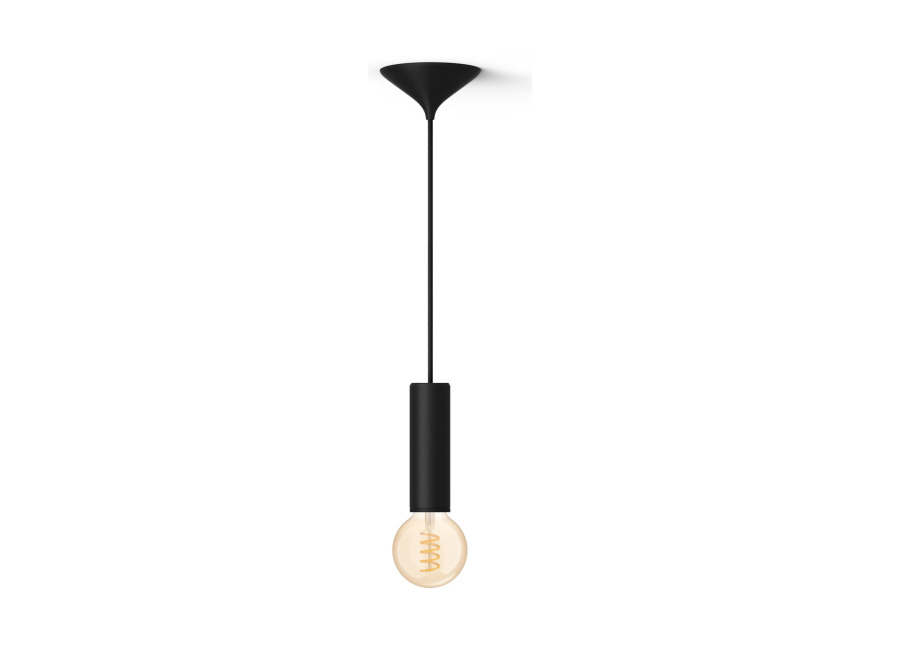 Philips Hue Philips Pack: Cable Negro Para Bombilla De Filamento (m) + Bombillas De Filamento G93 (globo), Color Blanco Cálido A Frío