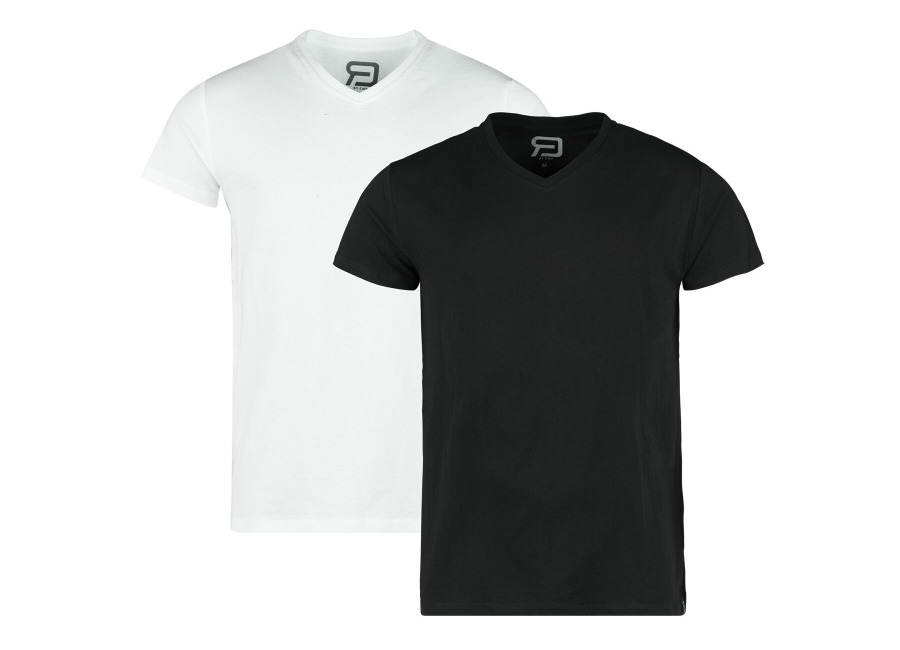Camiseta de RED by EMP – Camisetas (paquete de 2) – S XXL – para Hombre – negro-blanco
