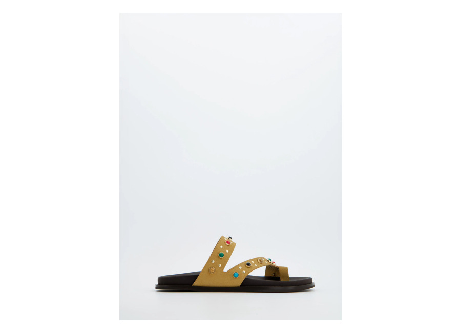 Porronet Sandalias Camel Con Piedras Decorativas – Porronet, 36