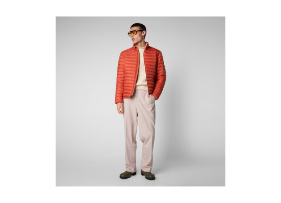 Save The Duck para hombre. D32430M-GIGA01 Chaqueta Alexander naranja (XXL), Casual, Nylon