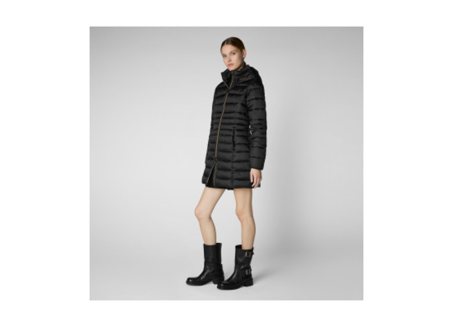 Save The Duck para mujer. D47300W-IRIS19 Abrigo acolchado Reese negro (M), Casual, Poliamida