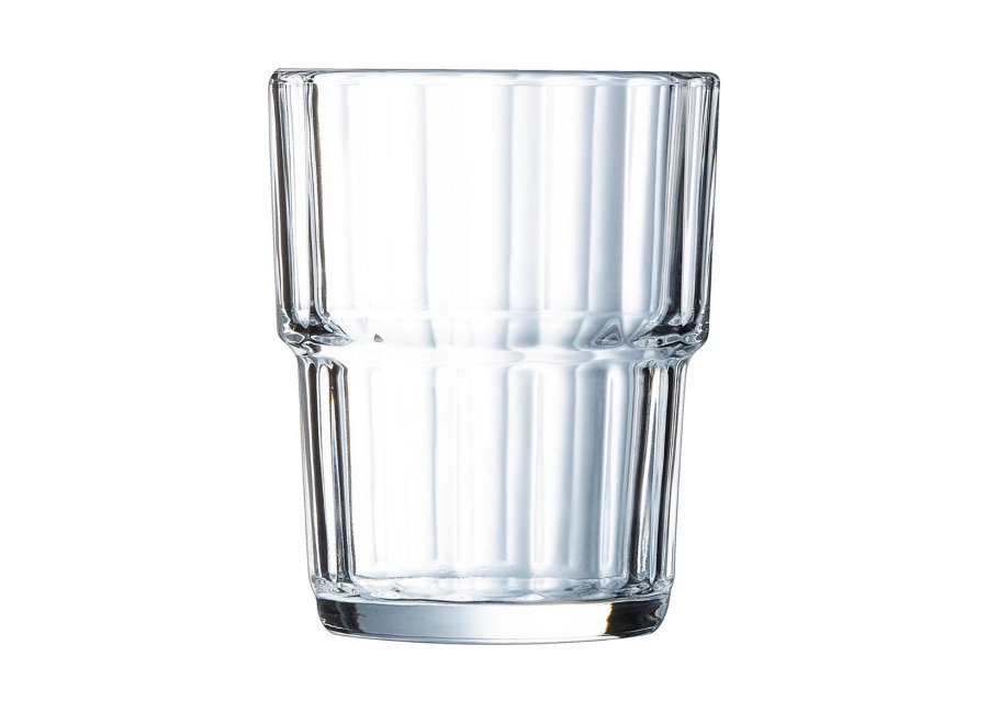 Arcoroc Juego de 6 vasos bajos 16cl vidrio tensionado Noruega Arcoroc