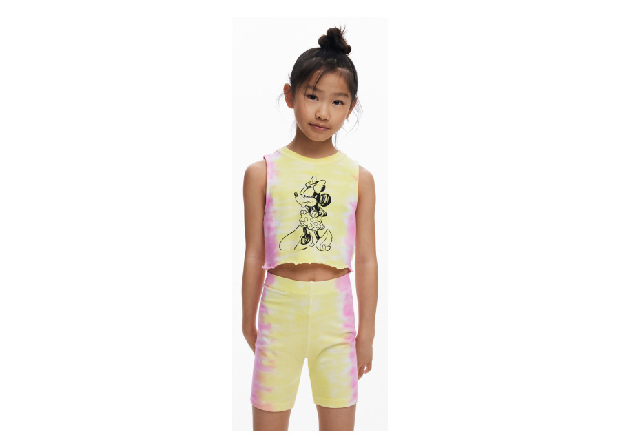 Desigual Leggins Tie-dye, NiñOs, Algodon, Amarillo