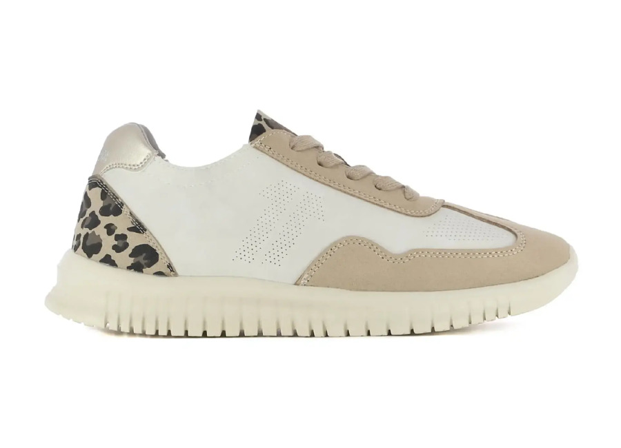 Zapatillas mujer beige MITIS Eleven