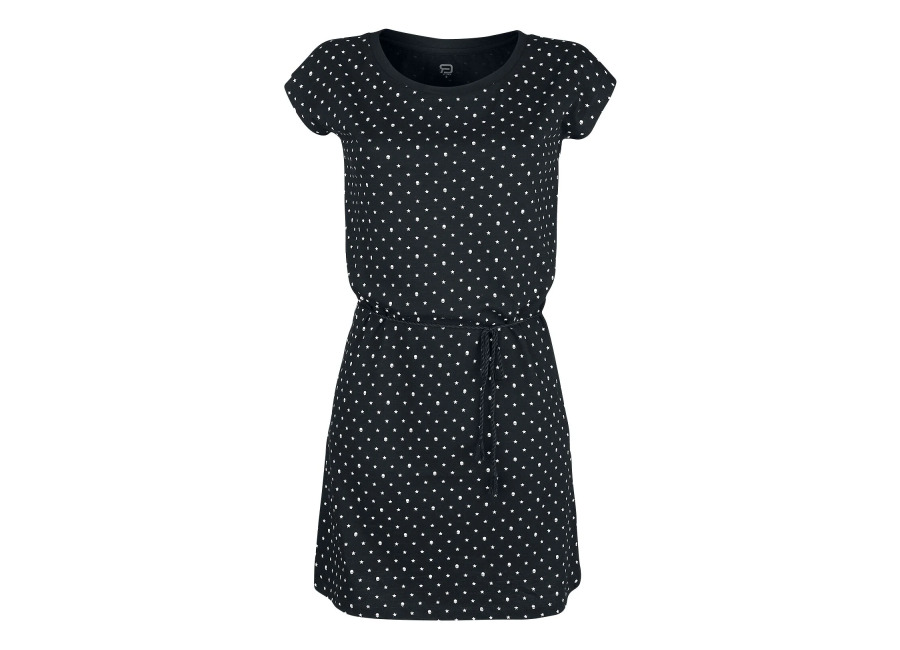 Vestidos de longitud media de RED by EMP – Here Comes The Sun – S XXL – para Mujer – Negro