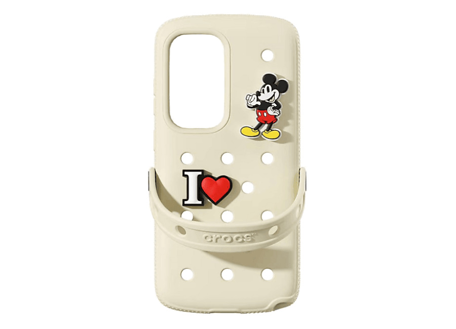Samsung Funda móvil – Samsung Crocs Case, Para Galaxy S25 Ultra, Silicona, Amarillo