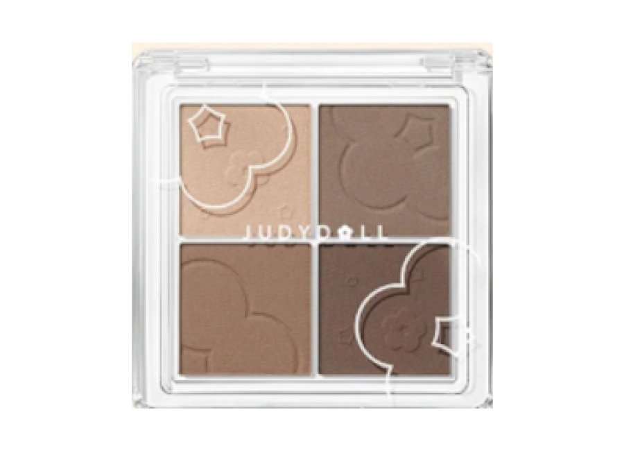 Judydoll – 4 Shades Eyeshadow – 4.8g – #40 Oat Cerela