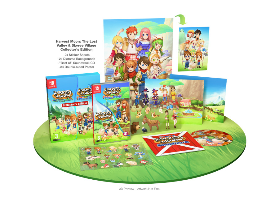 Harvest Moon The Lost Valley y Skytree Village Collectors Edition